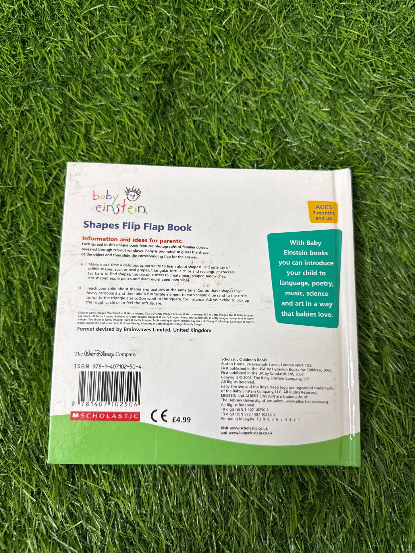 Baby Einstein: Shapes Flip Flap Book
