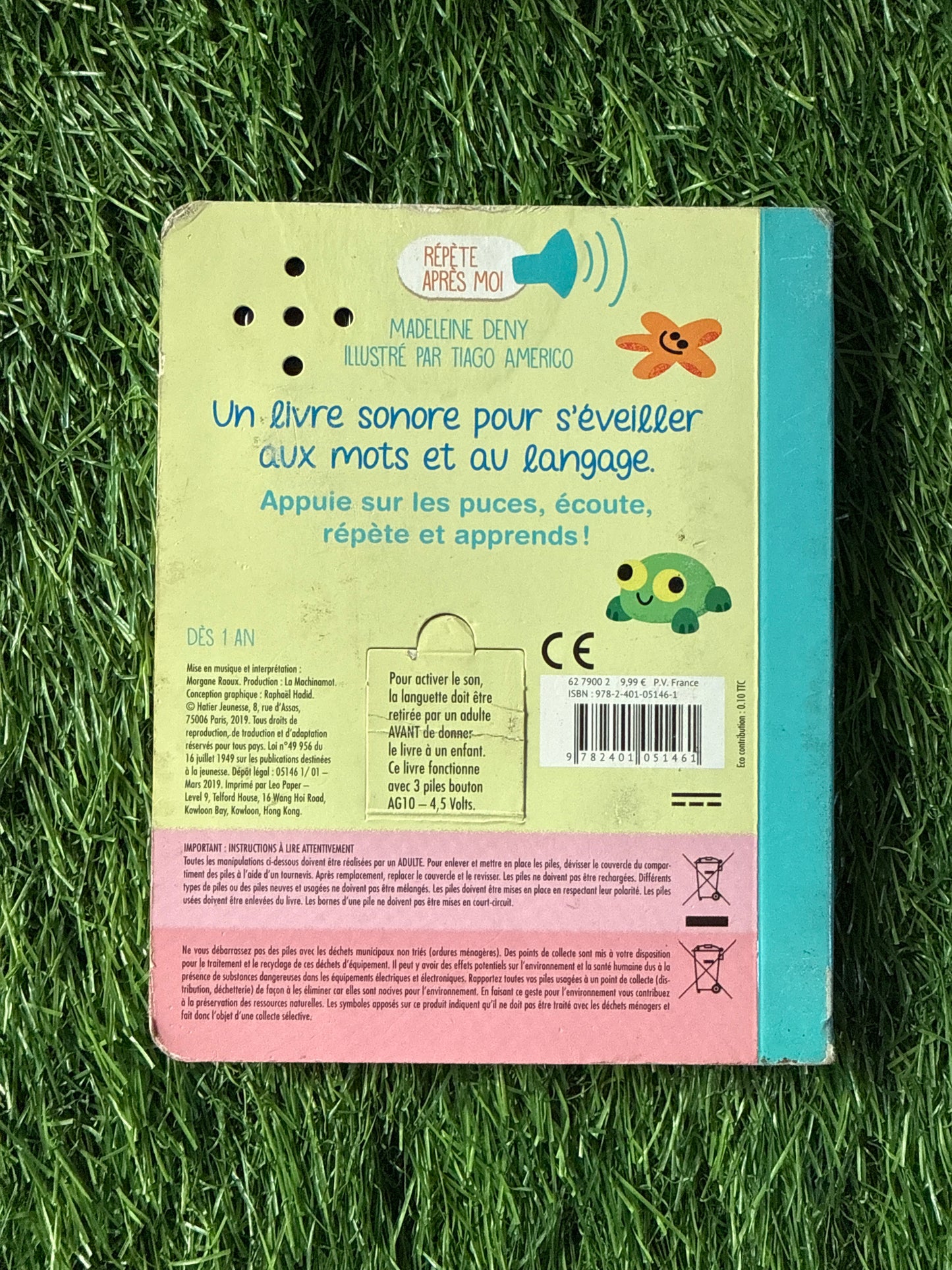 Répète après moi - Le bain 1/3 ans (French Book)