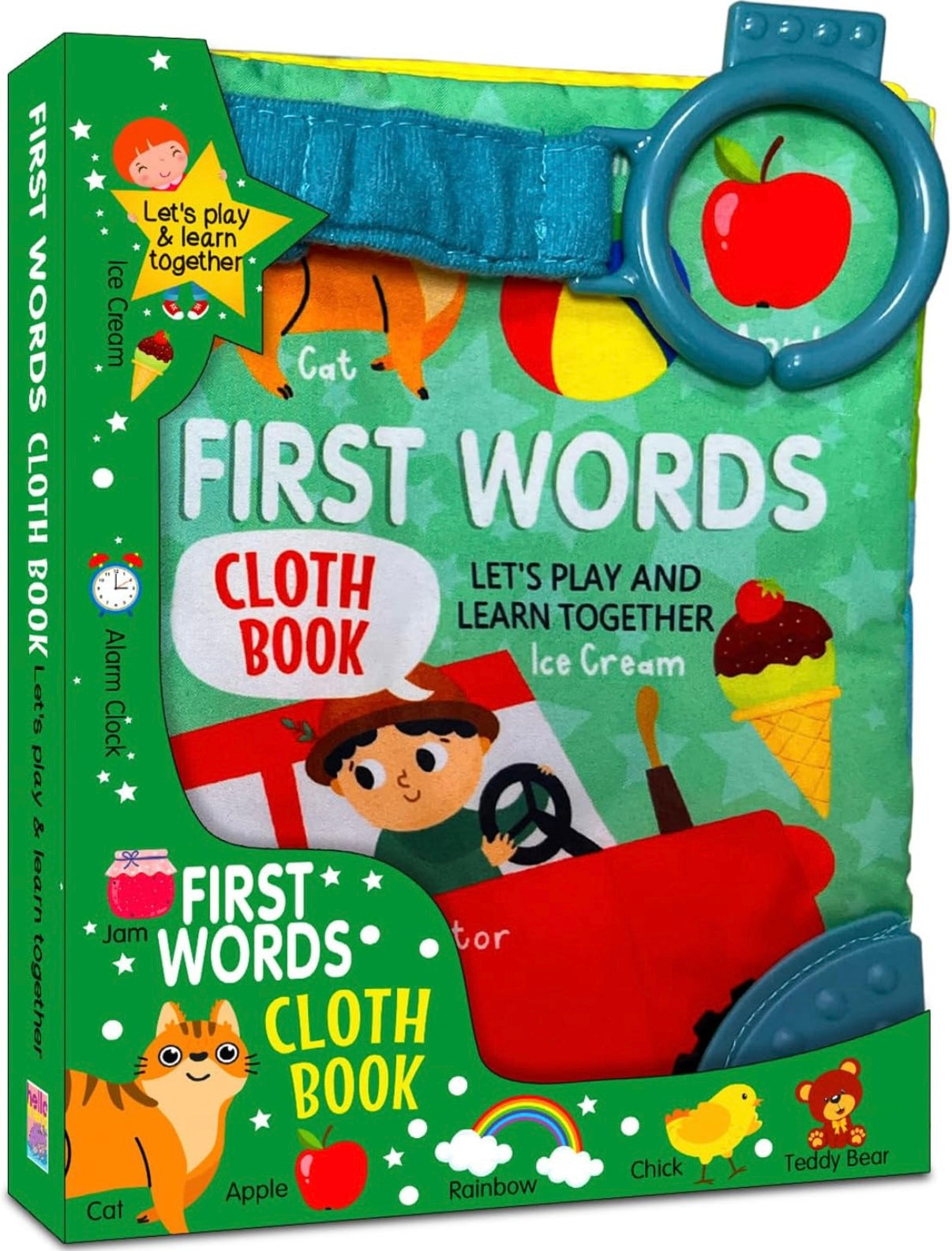 My First Words Cloth Book for Early Learning and Interactive Education For Kids