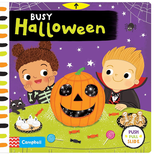 Busy Books: Busy Halloween: A Push, Pull, Slide Book