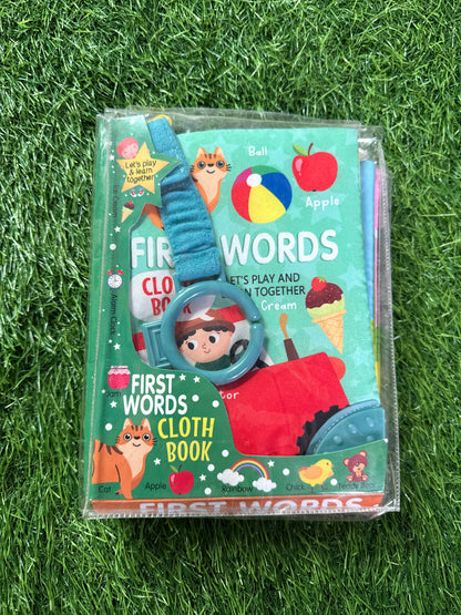 My First Words Cloth Book for Early Learning and Interactive Education For Kids