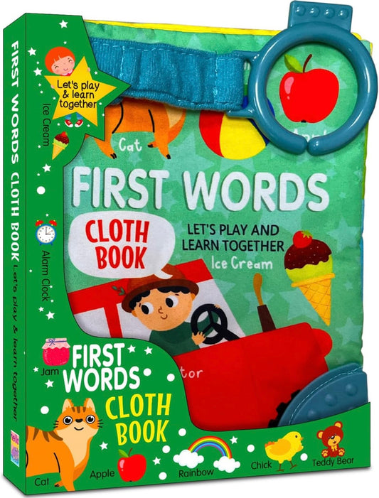 My First Words Cloth Book for Early Learning and Interactive Education For Kids