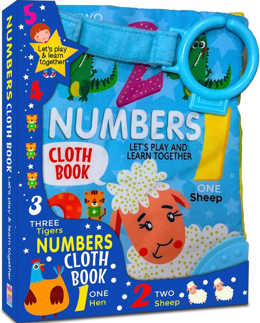 Numbers Cloth Book for Early Learning and Interactive Education for Kids