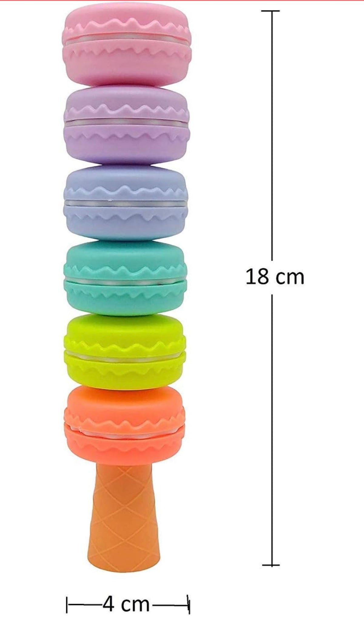Macaron Cookie Highlighter Pen Set - Pastel (6 Highlighters)