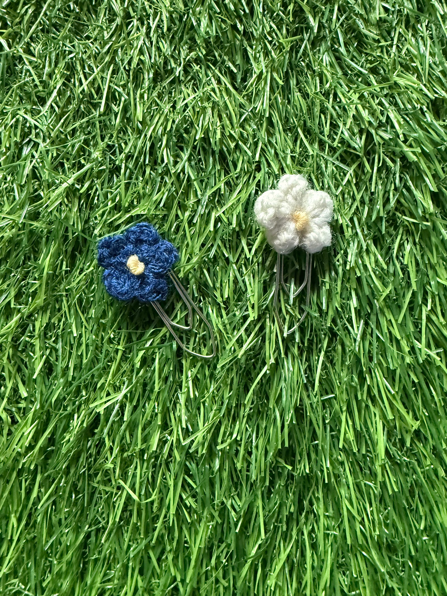 Crocheted Flower Bookmark