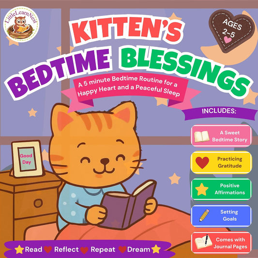 Kitten's Bedtime Blessings